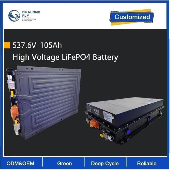 Customized 105Ah High Voltage Lithium Iron Phosphate Battery Pack for Electric