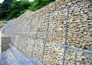 China Rust Proof Gabion Box Hot Dip Galvanized Low Carbon Steel Wire Gabion Mesh Cage on sale