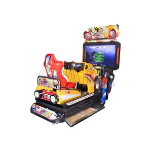 Electronic Shooting Racing Game Machine 3d Sky Trooper For Single Player