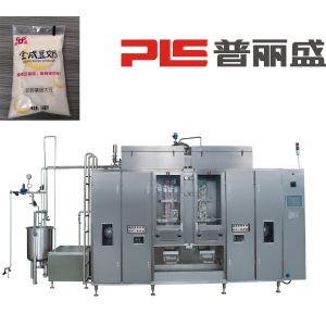 188ml Aseptic Pouch Filling Machine for soymilk, 30kw 4500-9000 PPH Capacity