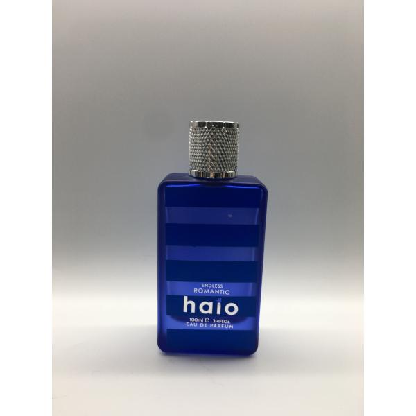 Quality MSDS Rectangle Glass Perfume Bottle Electroplating UV With Atomizer Cap for sale