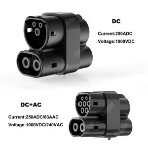 Olink EV Adapter IP54 Waterproof CCS2 Adapter CCS1-CCS2 EVSE Connector Versatile