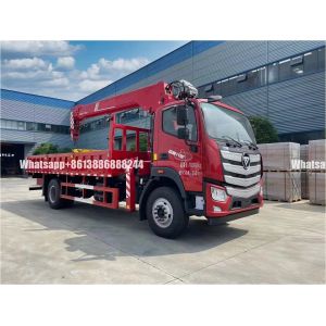 FOTON 8 Tons 4 Section Arm Crane Truck Telescopic Boom Truck