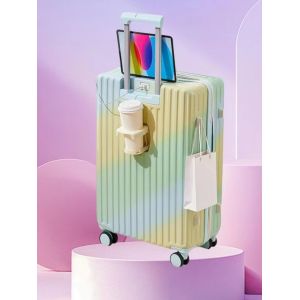 Soft Handle Simple Luxury Gradient Color 360° Spinner Wheels TSA Lock Oversized