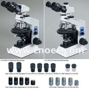 Infinity Binocular / Trinocular 40x - 400x Polarized Light Microscope with