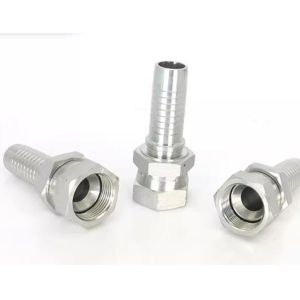 Stainless Jic Thread Fitting One Piece Crimping for Hydraulic Hose Female