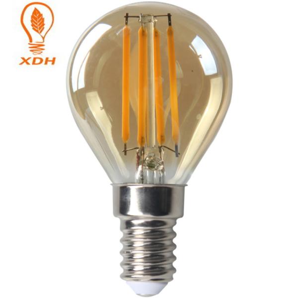 Quality G45 Globe Edison LED Filament Light Bulb E14 Led Bulb String Lights 2W 4W filament lamp for sale