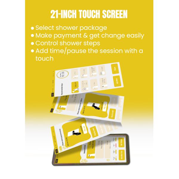 Customize Vending Machine Features 21.5 Inch Touchscreen 32 Inch LCD Screen For Self-service Dog Washing