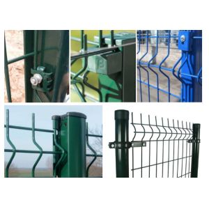 Security Low Carbon Steel Wire 1500X2000 Pvc Coated Mesh Fencing