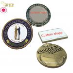 China Zinc Alloy Personalized Engraved Coins ,  Brass Silver Gold Plated Custom Logo Coins for sale