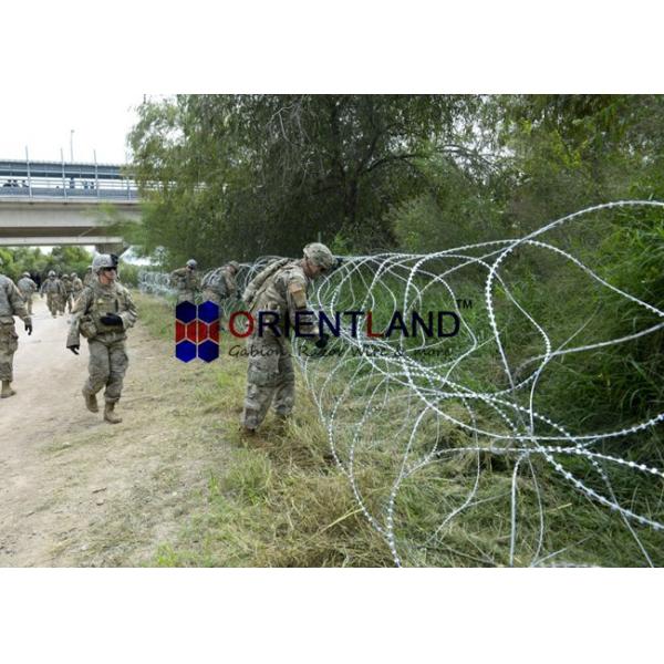 Concertina Razor Wire Cross Type Barbed Tape Perimeter Barriers