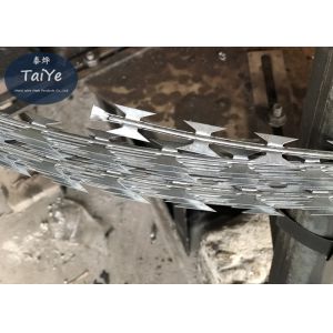 Concertina Razor Barbed Wire Security Wire Fence With Clips Fence For Nigeria