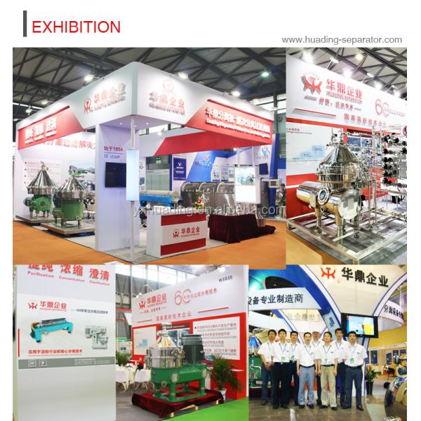 2000L 3000L Yeast Centrifugal Separator Fruit Wine Clarify Disk Stack Centrifuge