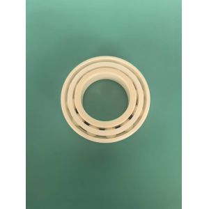 Wholesale ZrO2 7211 Precision Ceramic Angular Contact Ball Bearing With Peek / PTFE Cage Single-sided Or Double-sided Dust Cover from china suppliers