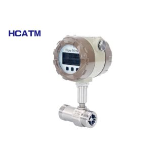 Stainless Steel Turbine Type Water Meter , Clamp Type Turbine Flow Metre