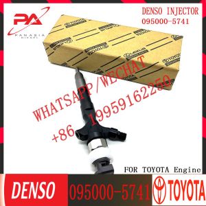 Common rail fuel injector 23670-30080 095000-5740 095000-5741 095000-5742 for