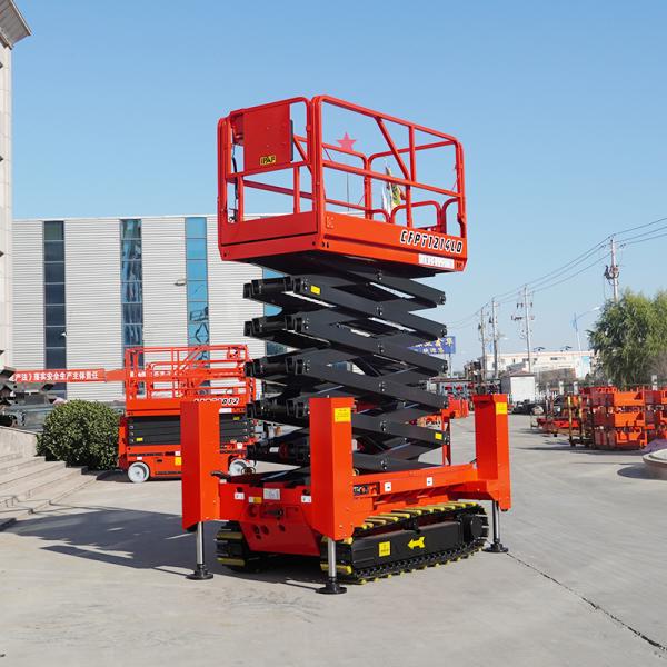 Durable Electric Scissor Lifts 230KG 320KG 450KG 500KG with Customized Control Method