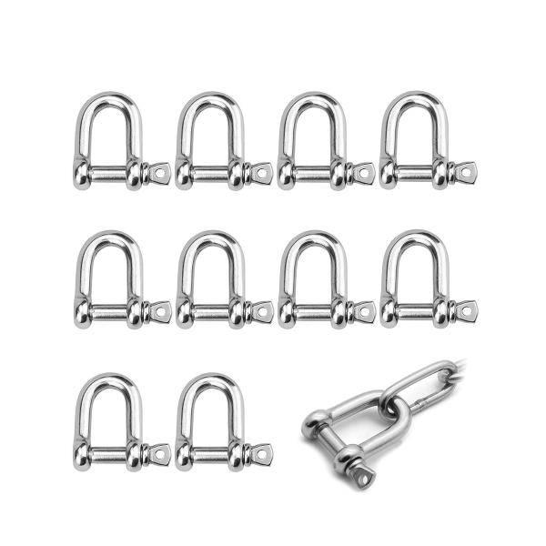 Quality Stainless Steel D-Shackle for Heavy Rigging Strong and Dependable Rigging Solution for sale