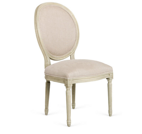 louis round back wedding chair with oval style in solid wood design for party