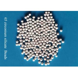 65% ZrO2 Zirconia Beads Milling Media Zirconium Silicate Beads For Titanium