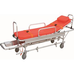 Aluminum Alloy Foldable Wide Edge Low Position Ambulance Stretcher Rescue