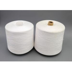 Spun Polyester Yarn Raw White 30/2 Paper Cone For Jeans, Handbags, Sewing of