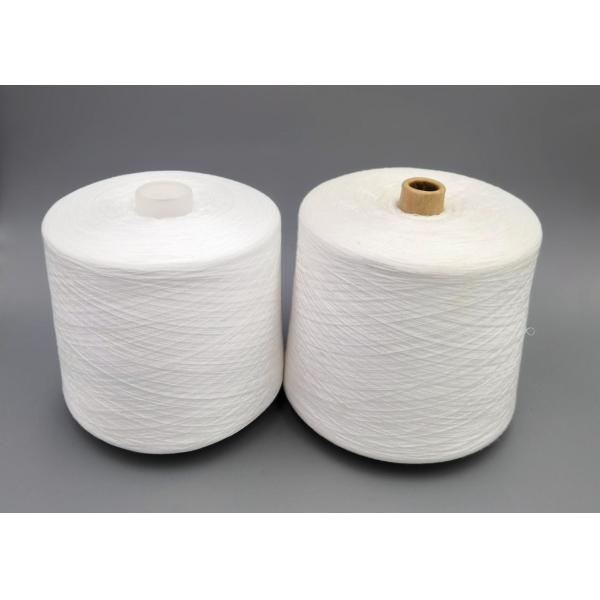 Spun Polyester Yarn Raw White 30/2 Paper Cone For Jeans, Handbags, Sewing of