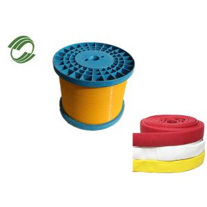 China 1mm PET Industrial Polyester Yarn Fire Hose Polyester Monofilament Yarn on sale