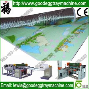 Foam coating machine for expanded polyethylene foam sheet laminating
