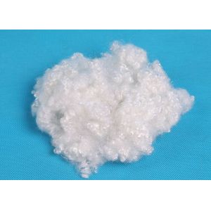 High Elasticity Polyester Hollowfibre , 6D X 64mm Hollow Conjugated Fiber