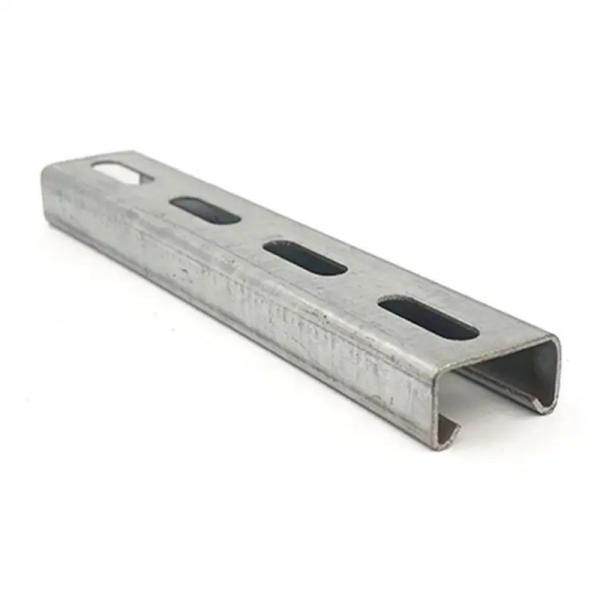 C Shaped Slotted Galvanized Slotted Channel Strut Channel Steel 3 Inch ODM