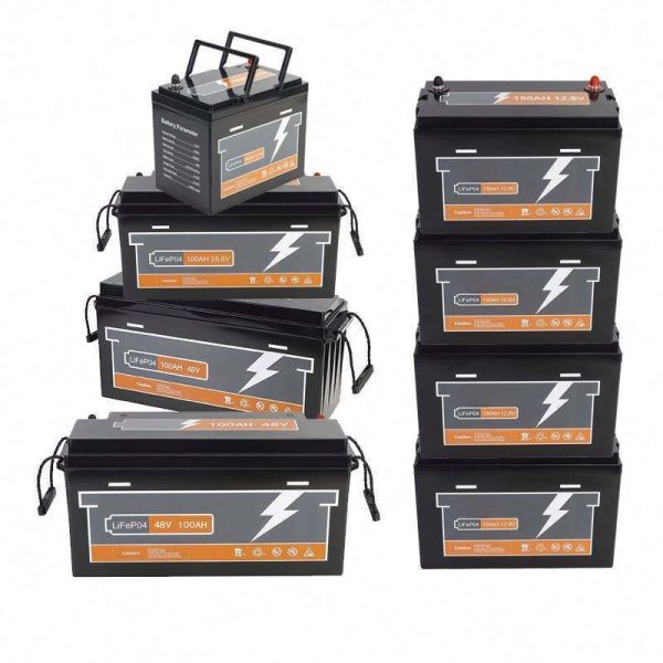 Portable Waterproof 6000 Cycles Marine Lithium Battery 96V 300Ah LiFePO4 Battery Pack for Solar Energy Storage