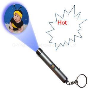 Promotional Projection Torch With Keychain custom logo