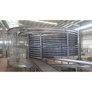 Bread Cake Pizza Hamburger Cooling Spiral Tower Conveyor