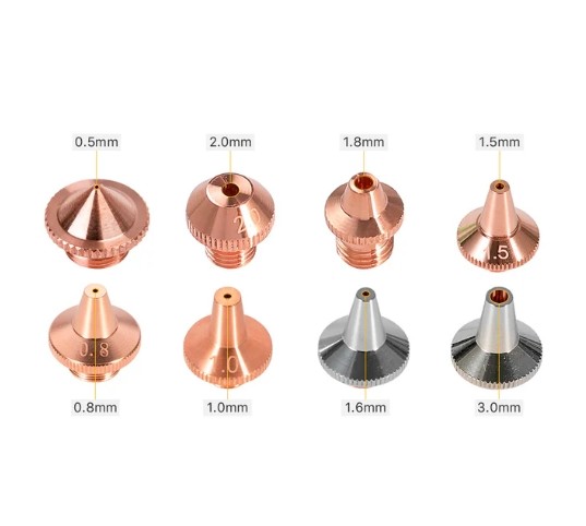 D32 3D M6 M8 D28 H15 Fiber Laser Consumables Copper Plasma Consumables