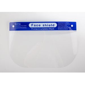 Washable 0.25mm Thickness Protective Face Shield