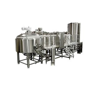 Wholesale 5000L Sanitary SS Large Brewing Equipment With Tri - Clamp Connection from china suppliers