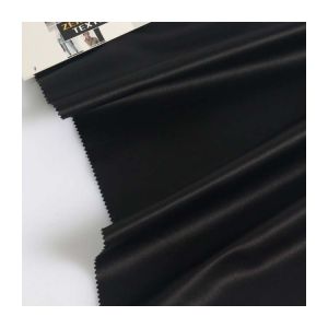 100% recycled polyester satin peach skin fabric for garment