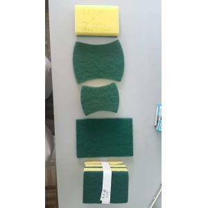 Professional 250mm Kitchen Sponge Scouring Pad Hydraulic Pressing Cutting