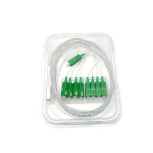 ABS Box FTTH Mini PLC Fiber Splitter with FC/SC/LC/ST 1X2 1X16 Apic UPC Tube