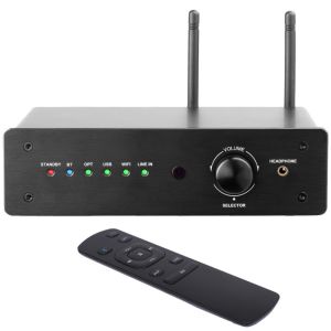 Wholesale Wireless Audio Bluetooth Wifi Stereo Receiver 2 Channel Home Theater Speaker Amplifier from china suppliers