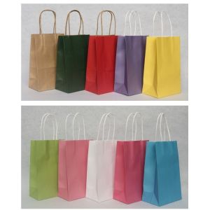 Promotional Customized corporate Paper Kraft Carrier Bag Printing with OEM/ ODM