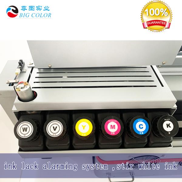 Automatic Grade A3 DTG Bottle Printing UV Flatbed Printer with 2 PCS TX800 Printhead