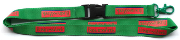 Detachable safety neck straps, print polyester neck lanyard with detachable