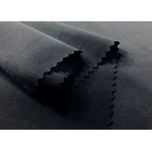 160cm Elastic Underwear Lining Fabric Black 200GSM 85% Polyester Knitting