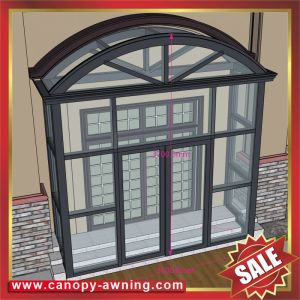 China Villa house patio gazebo porch door aluminum alu metal glass awning canopy canopies cover cabin room enclosure kits on sale