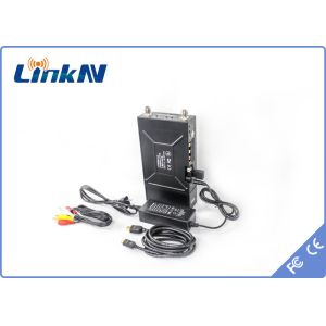 Wholesale Manpack Police Video Transmitter COFDM QPSK HDMI &amp; CVBS H.264 Low Delay AES256 Encryption 2-8MHz Bandwidth from china suppliers