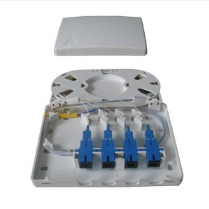 Wholesale 4 Port FTTH Optical Network Terminal Box Wall Mounted / Desktop Mounted from china suppliers