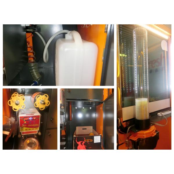 hot sale white color 220V VA1 orange juice vending machine for shopping mall