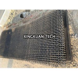Vibrating Mine Screen Mesh , Quarry Screen Mesh In Hook Edge